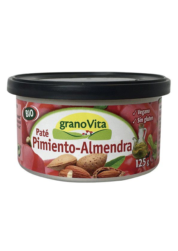 PATÉ DE PIMIENTO ASADO Y ALMENDRA BIO, 125 g