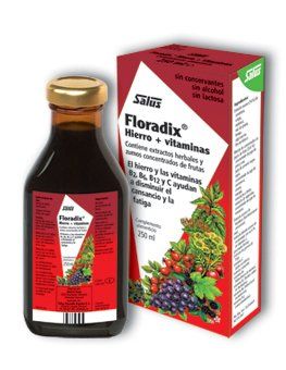 Floradix 250 ml Hierro + Vitaminas – Salus