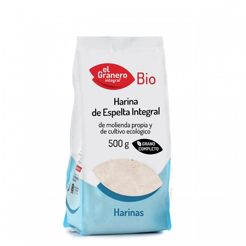 HARINA DE TRIGO ESPELTA INTEGRAL BIO, 500 g